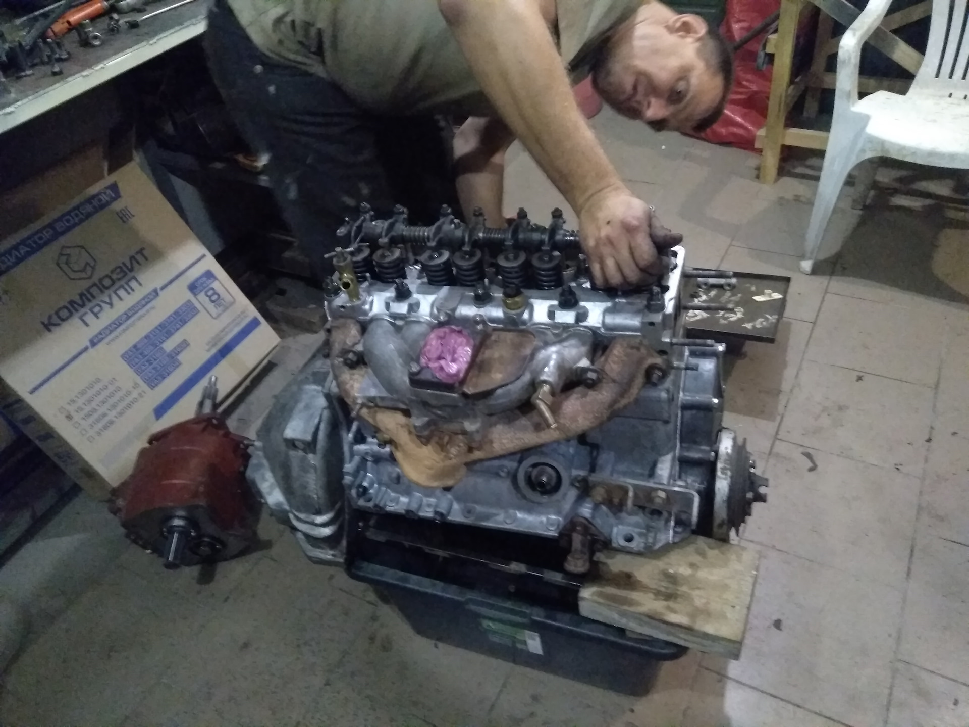 Напресовка венца на маховик. — УАЗ 3909, 2,9 л, 2004 года | своими ...