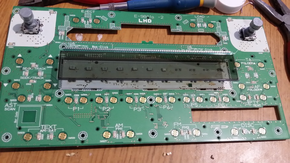 Изменение подсветки магнитолы и ручек управления — Toyota Corolla (140/ ...