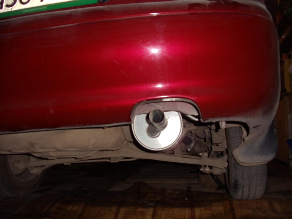 Глушитель — Mazda 626 IV (GE), 2 л, 1994 года | просто так | DRIVE2