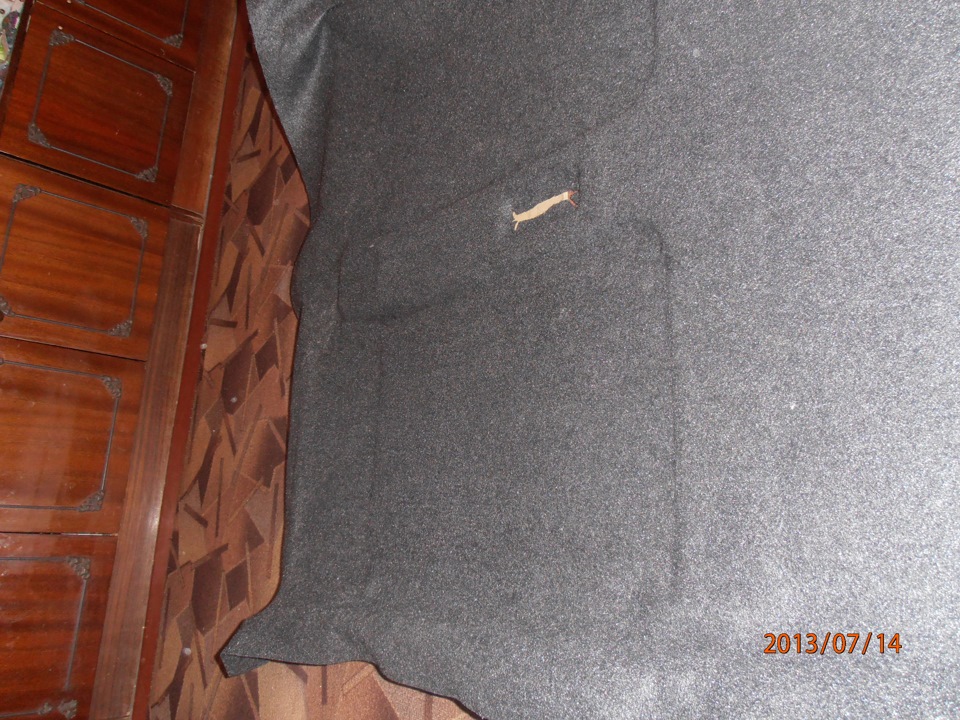 Перетяжка потолка Карпетом. — Lada 21083, 1,5 л, 1987 года | своими ...