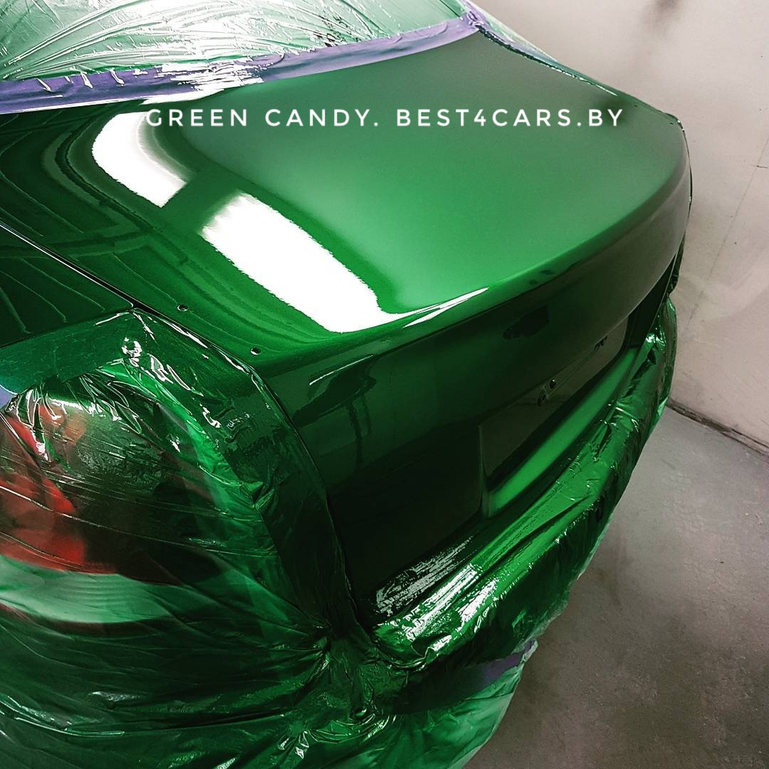 black forest green car paint