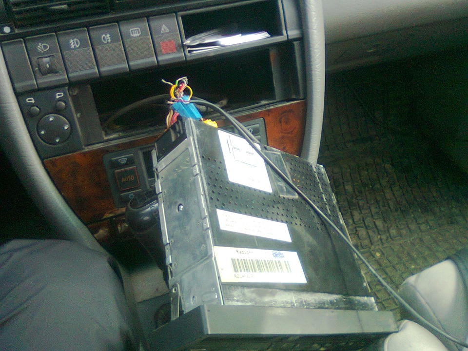 AUX выход на штатной магнитоле Delta — Audi A6 (C4), 2,8 л, 1994 года ...