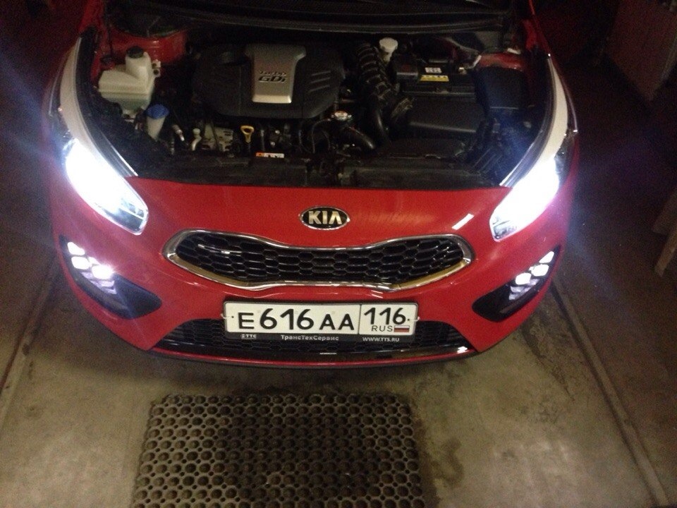 КСЕНОН в ближний — KIA Pro_Ceed (2G), 1,6 л, 2014 года | тюнинг | DRIVE2