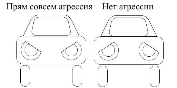 Машина с большой решеткой