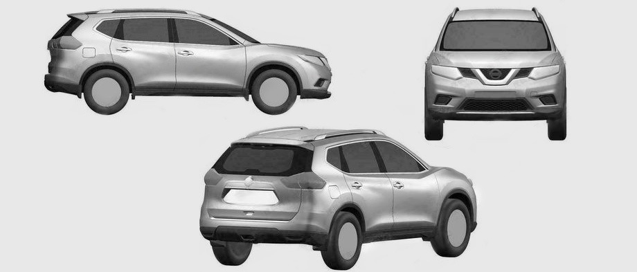 Nissan x trail чертеж