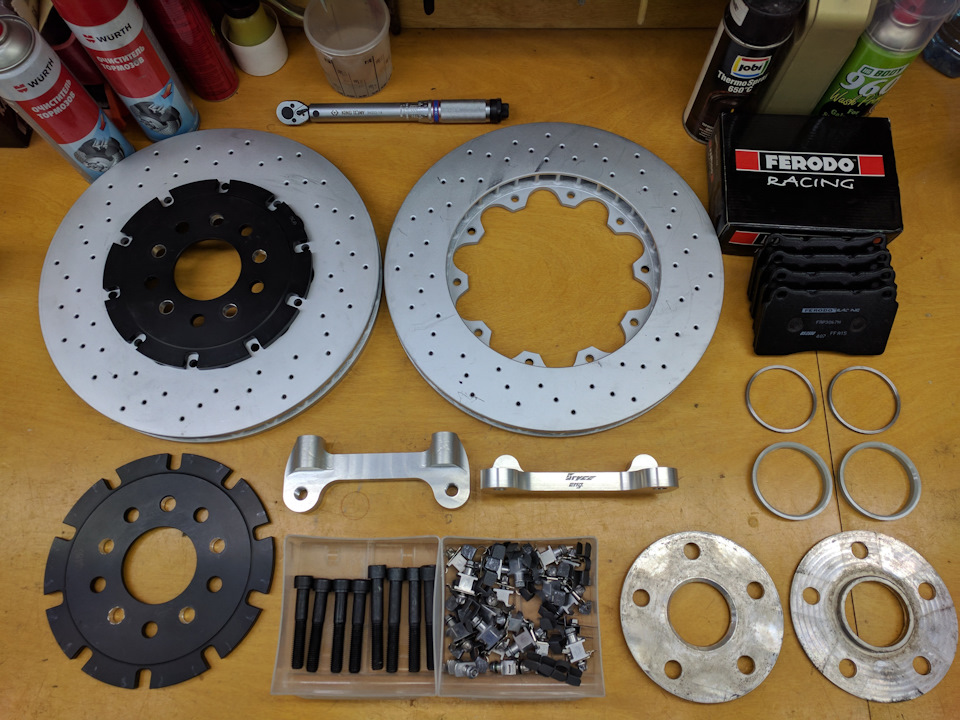 Тормоза 330mm --> 355mm Brembo — Skoda Octavia A7 Mk3, 1,8 л, 2014 года ...