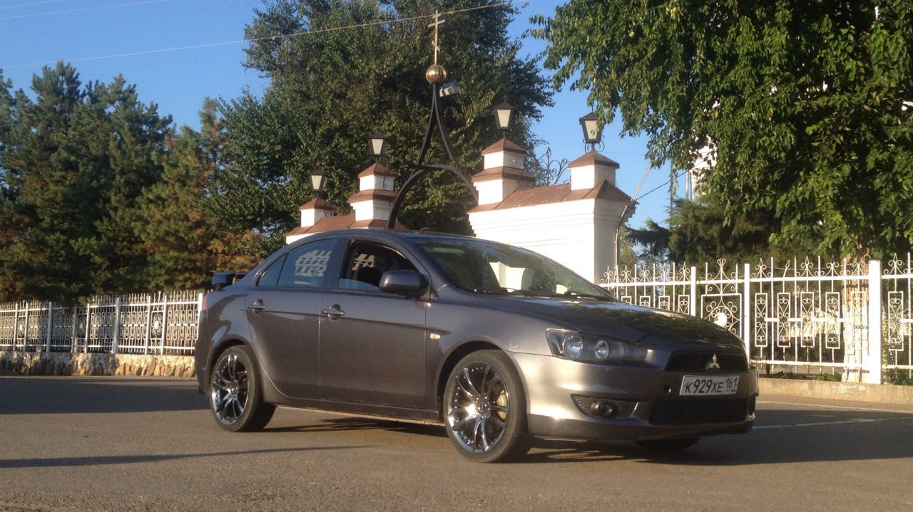 Пластуновское занижение) Garis331 — Mitsubishi Lancer X, 1,5 л, 2007 года |  тюнинг | DRIVE2