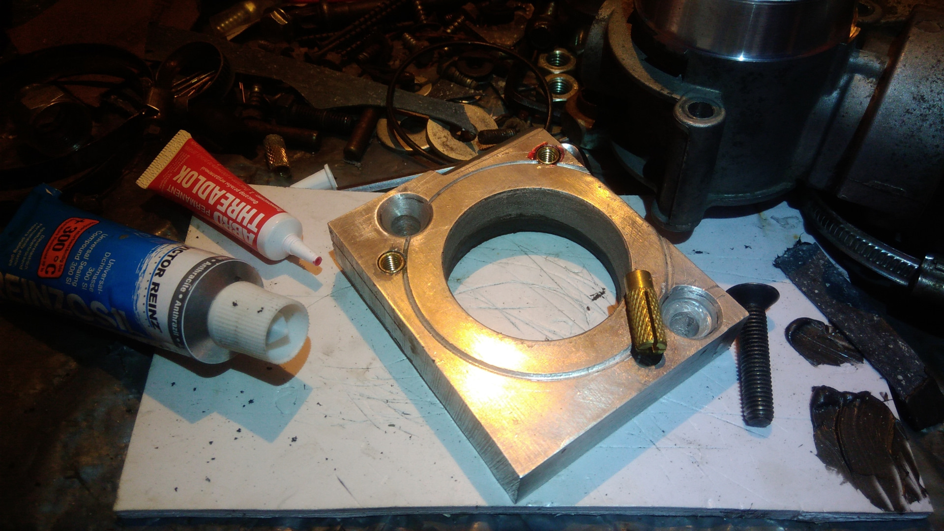 Ресивер Брагин, вал ОКБ 54, передние колодки Blueprint и переобулся ...