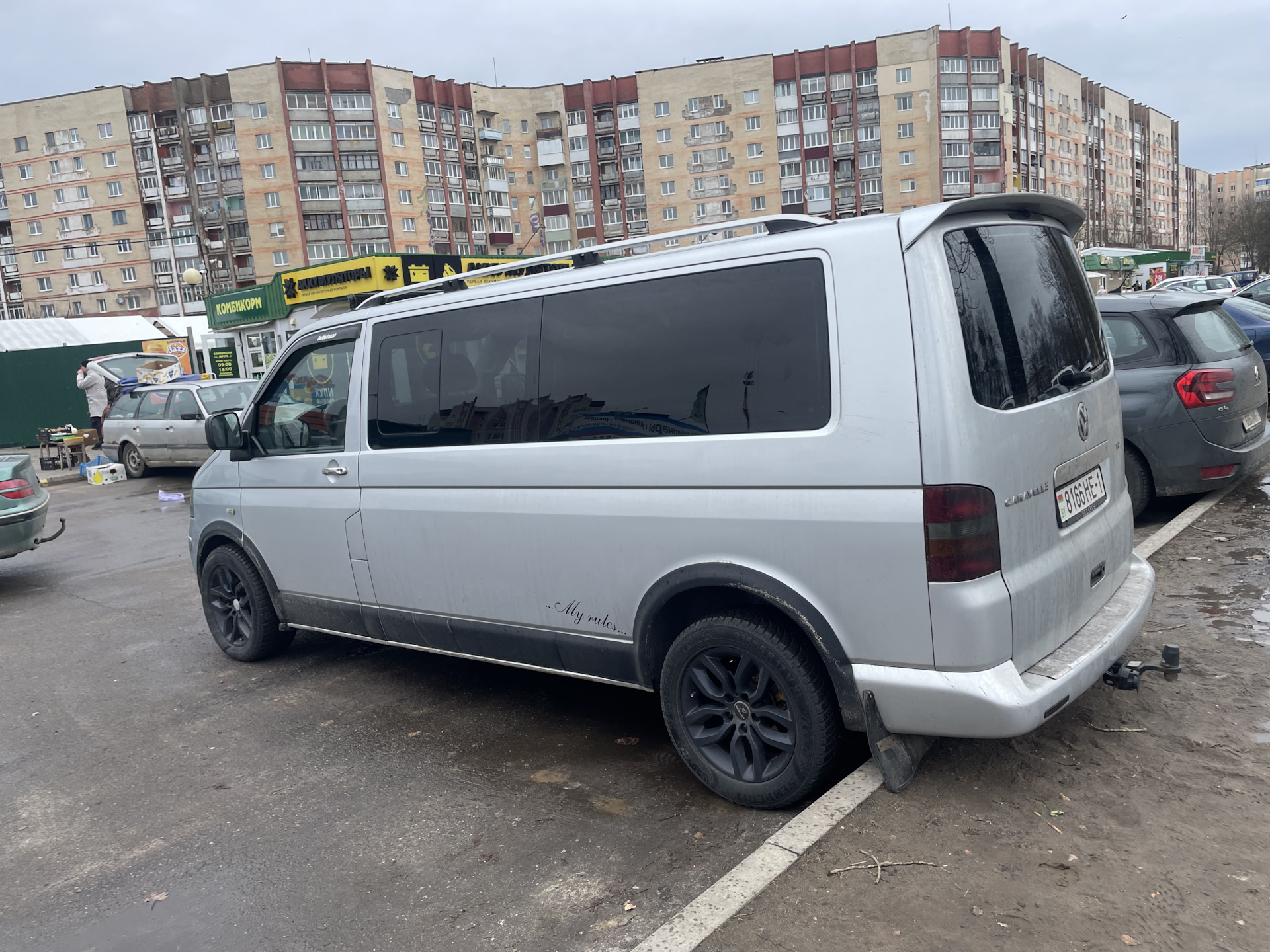 Тонировка — Volkswagen Caravelle (T5), 2,5 л, 2005 года | другое | DRIVE2