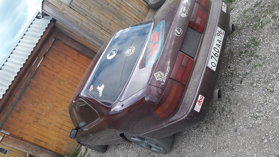 небольшой тест драй заваренного дифференциала — Lexus LS (UCF10), 4 л ...