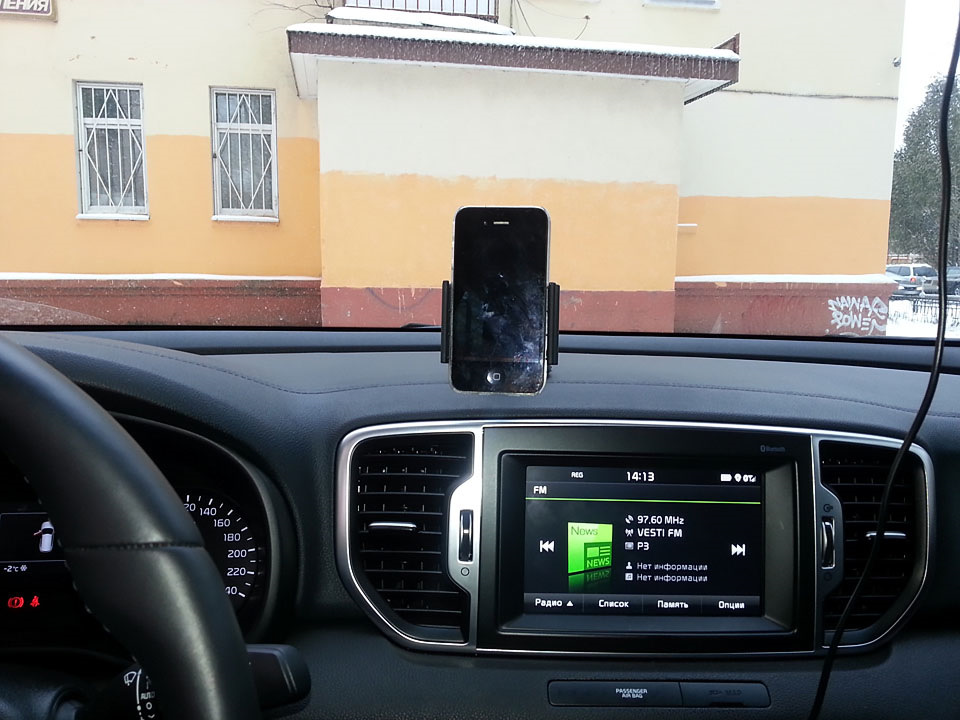 4cb049es 960 держатель для телефона киа спортейдж