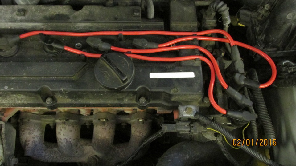 Медные провода зажигания. Год использования. — Hyundai Getz, 1,4 л ...