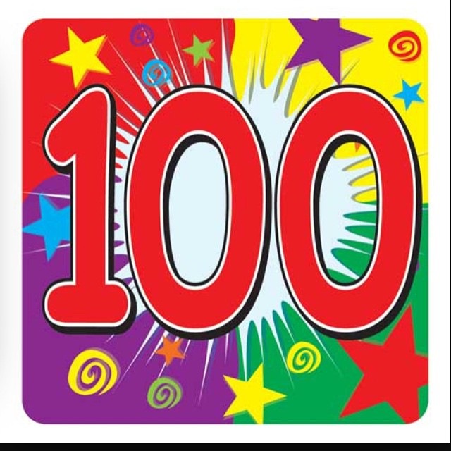 Цифра 100 картинка