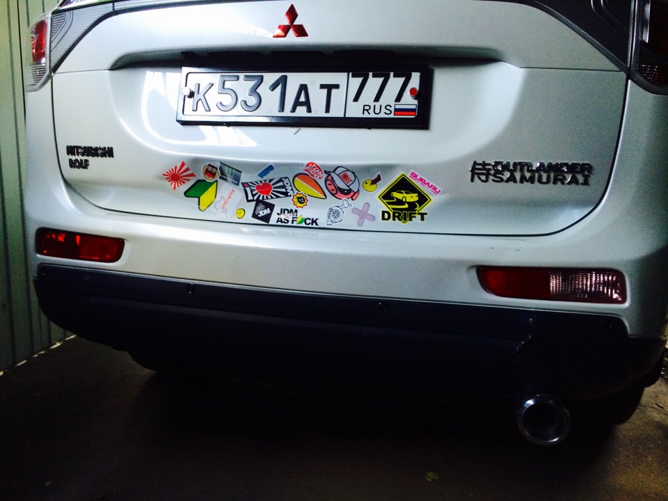 Ремонт в стиле японских дрифтеров Jdm — Mitsubishi Outlander (3G), 2,4 ...
