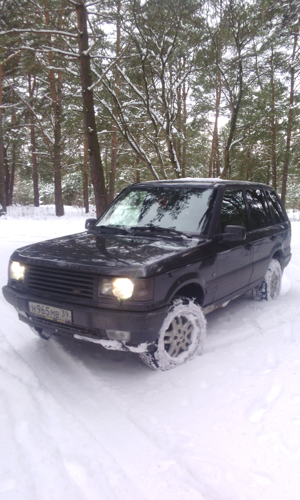 Для нас снег — счастье! — Land Rover Range Rover (2G), 2,5 л, 2000 года |  тест-драйв | DRIVE2