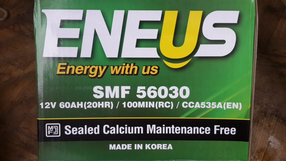 Новый аккумулятор — ГАЗ 3110, 2,4 л, 2000 года | расходники | DRIVE2