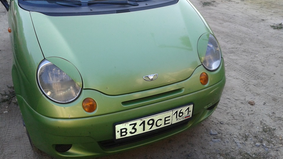 Реснички в деле! — Daewoo Matiz (M100, M150), 0,8 л, 2007 года ...