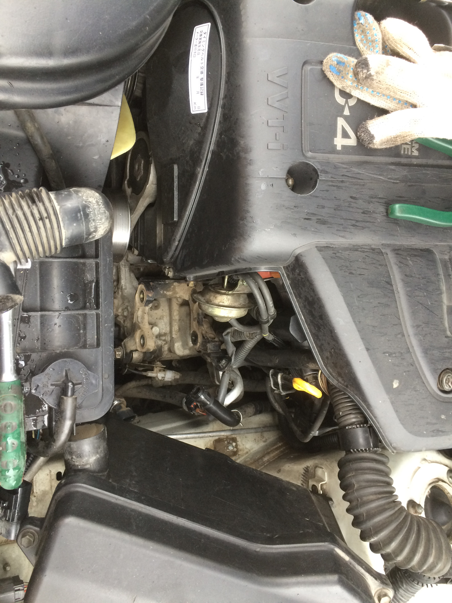 Замена подшипника ГУР — Toyota Crown (S170), 2,5 л, 2003 года ...