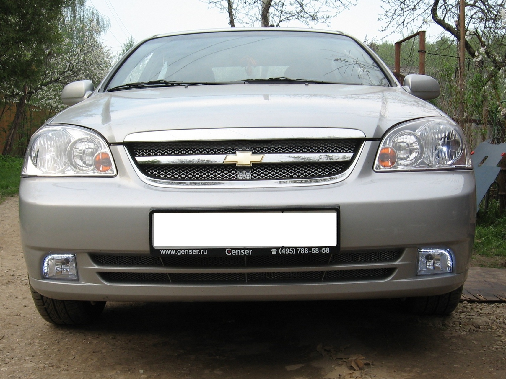 Диодные ленты в противотуманки — Chevrolet Lacetti Sedan, 1,4 л, 2009 ...