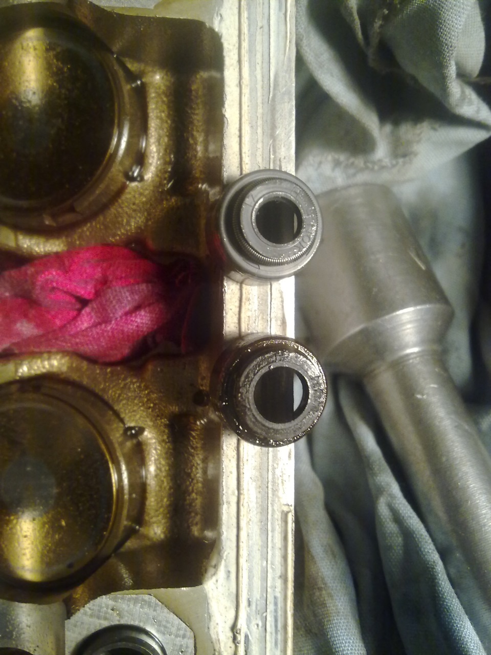 Замена масляных колпачков! — Toyota Chaser (100), 2,5 л, 1998 года ...