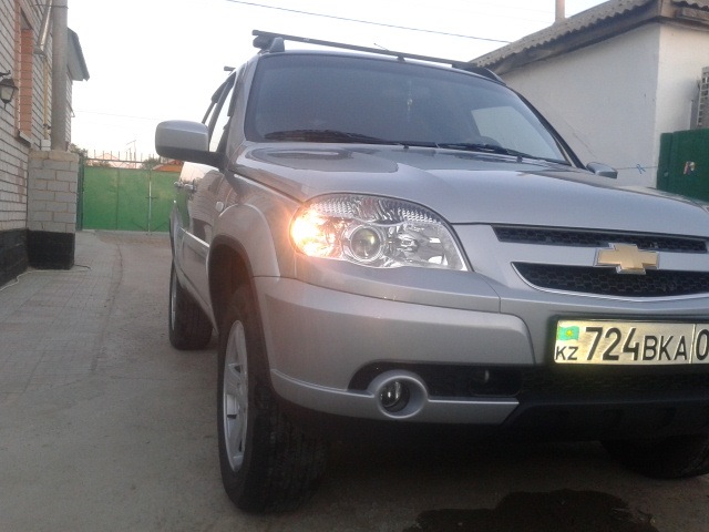 Поперечные рейлинги — Chevrolet Niva (1G), 1,7 л, 2013 года | тюнинг ...