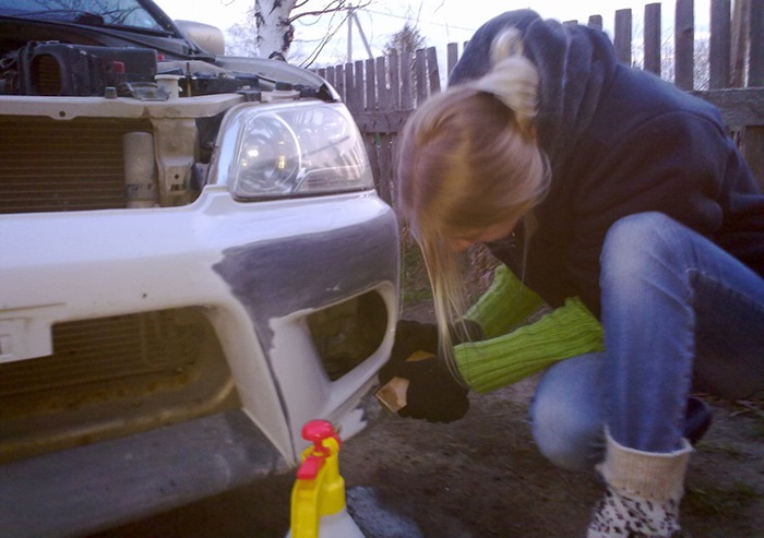 Как отремонтировать бампер своими руками — DRIVE2