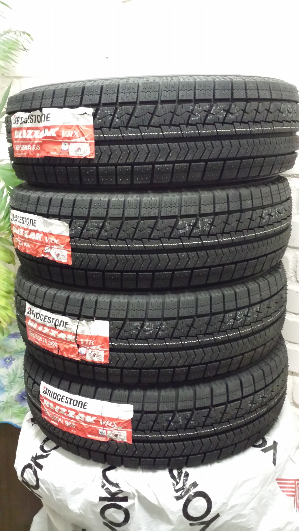 Новая зимняя резина BRIDGESTONE Blizzak VRX 185/65 R14 86S TL — KIA ...