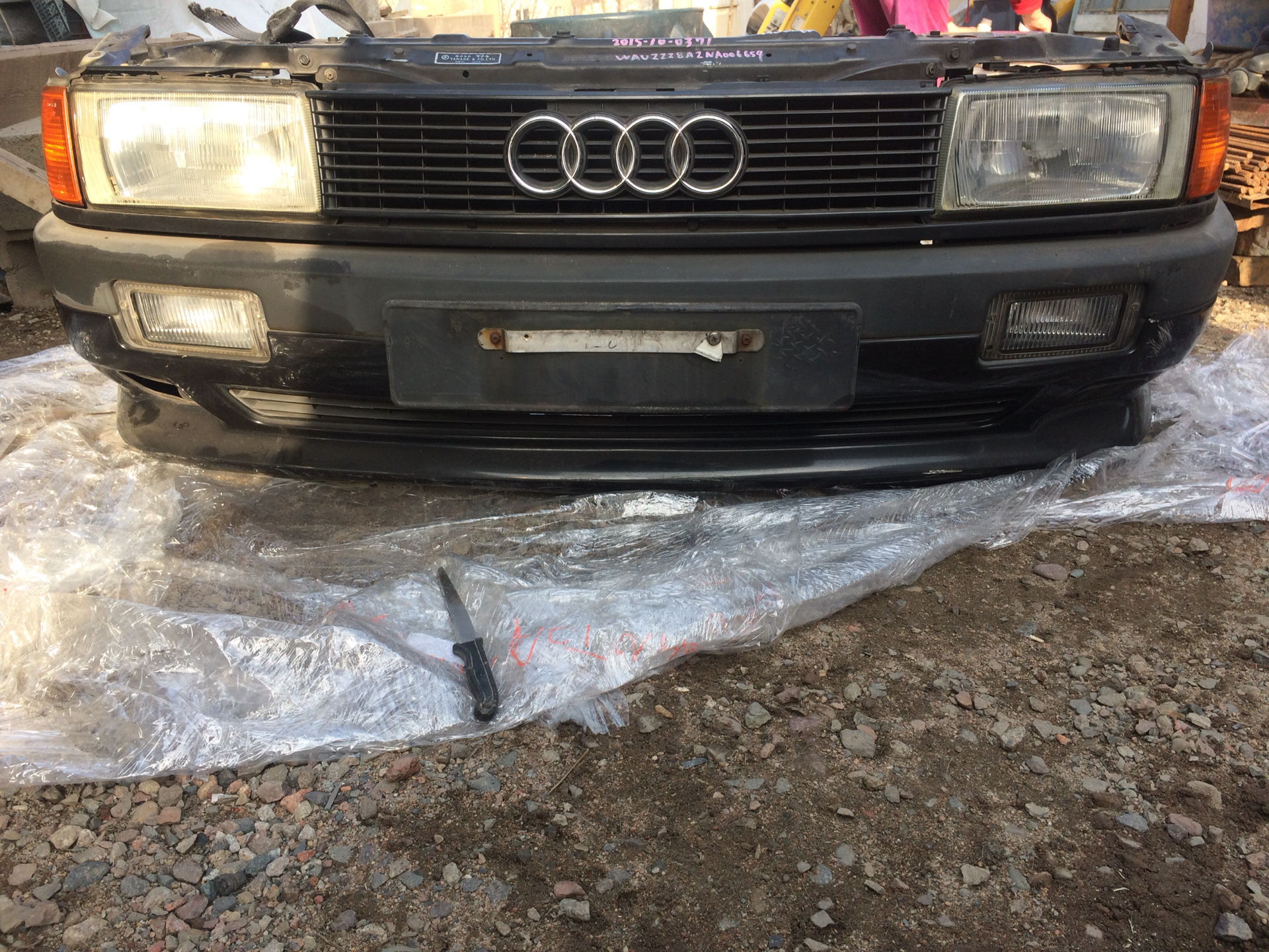 Купил мордашку или kamei обвес — Audi 80 (B3), 1,8 л, 1990 года ...