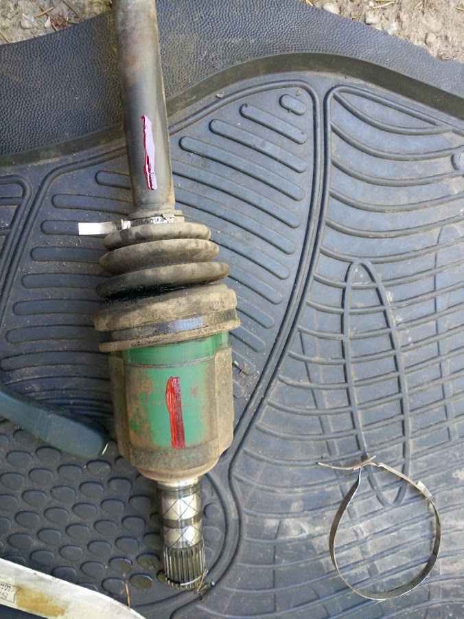 Замена пыльника ШРУСа и в последствии замена поворотного кулака ...