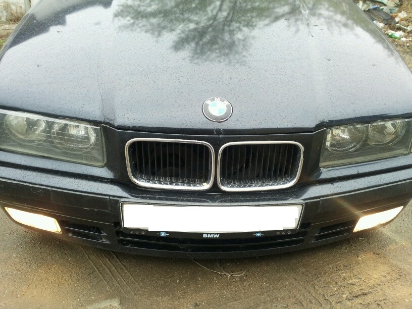дневные ходовые огни в противотуманки — BMW 3 series (E36), 1,8 л, 1995 ...