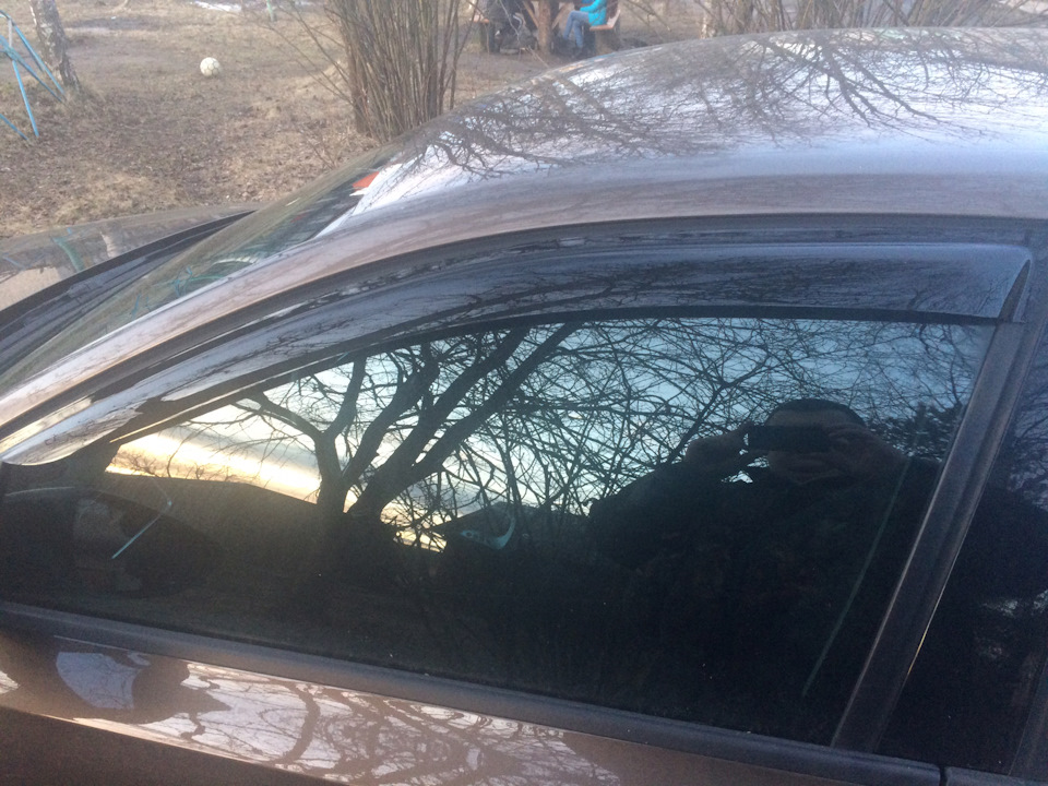Дефлекторы на окна — Volkswagen Jetta VI, 1,6 л, 2013 года | стайлинг ...