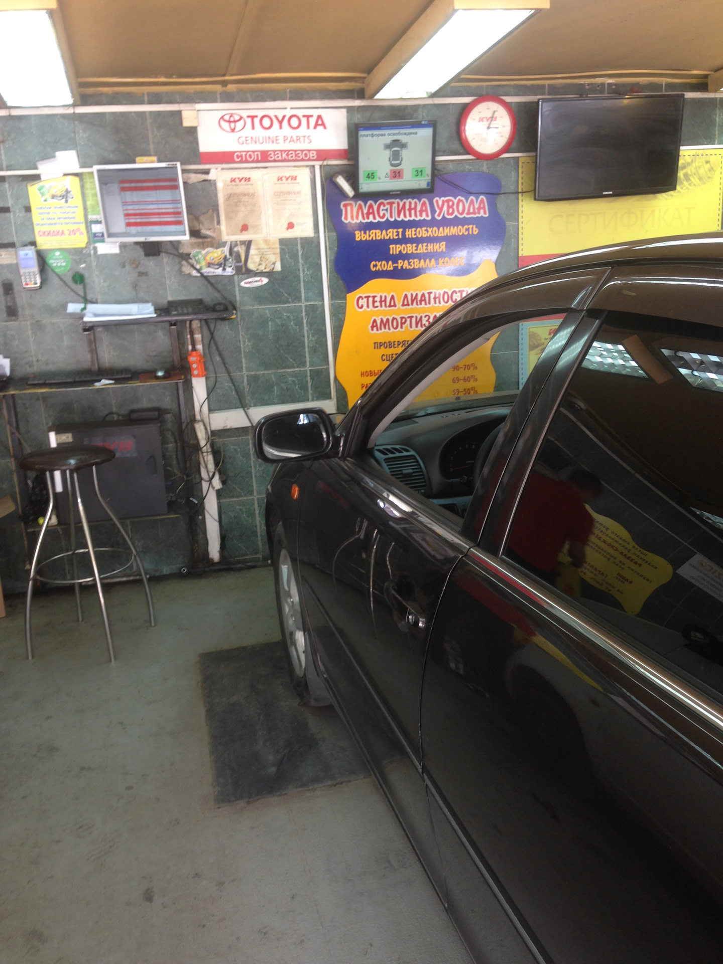 Диагностика подвески — Toyota Camry (XV30), 3 л, 2003 года | визит на ...