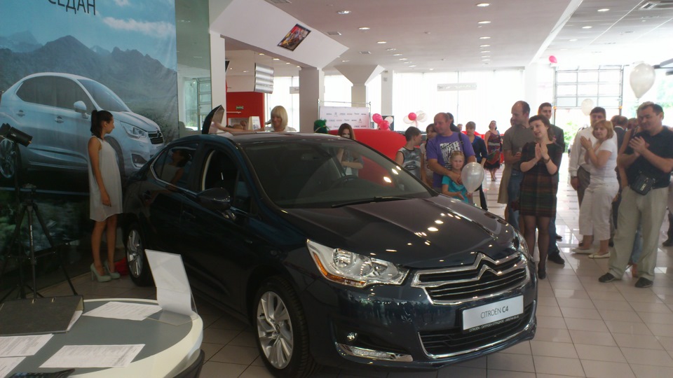 Ситроен Отрадное. Презентация CITROEN C4 седан. — Citroen C4 (2G), 1,6 ...