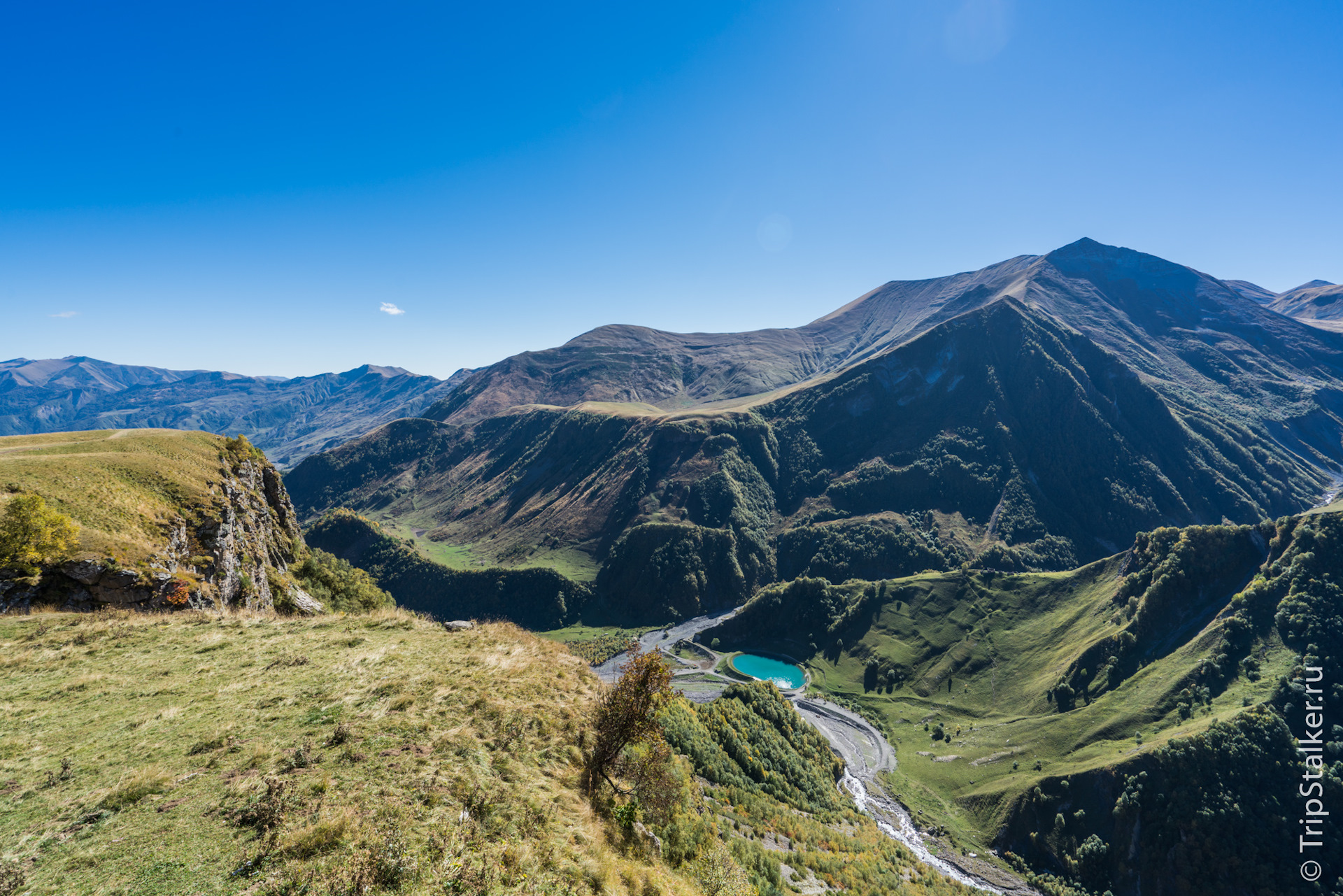 Панорама Казбеги