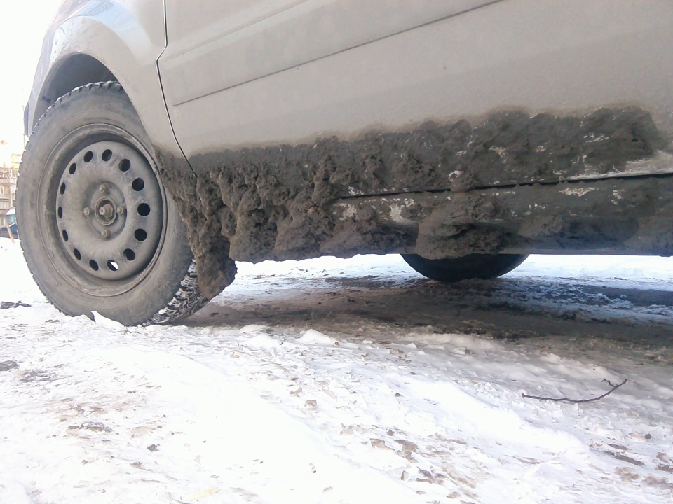 Вот такая фигня без брызговиков! — Ford Fusion, 1,4 л, 2007 года ...