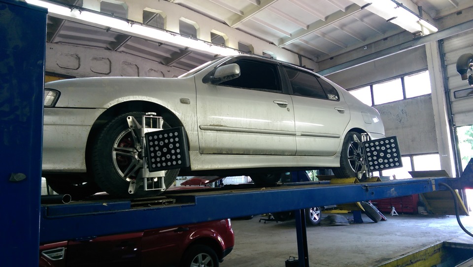 Сход-развал 3D и неутешительные итоги… — Nissan Primera (P11), 2 л ...