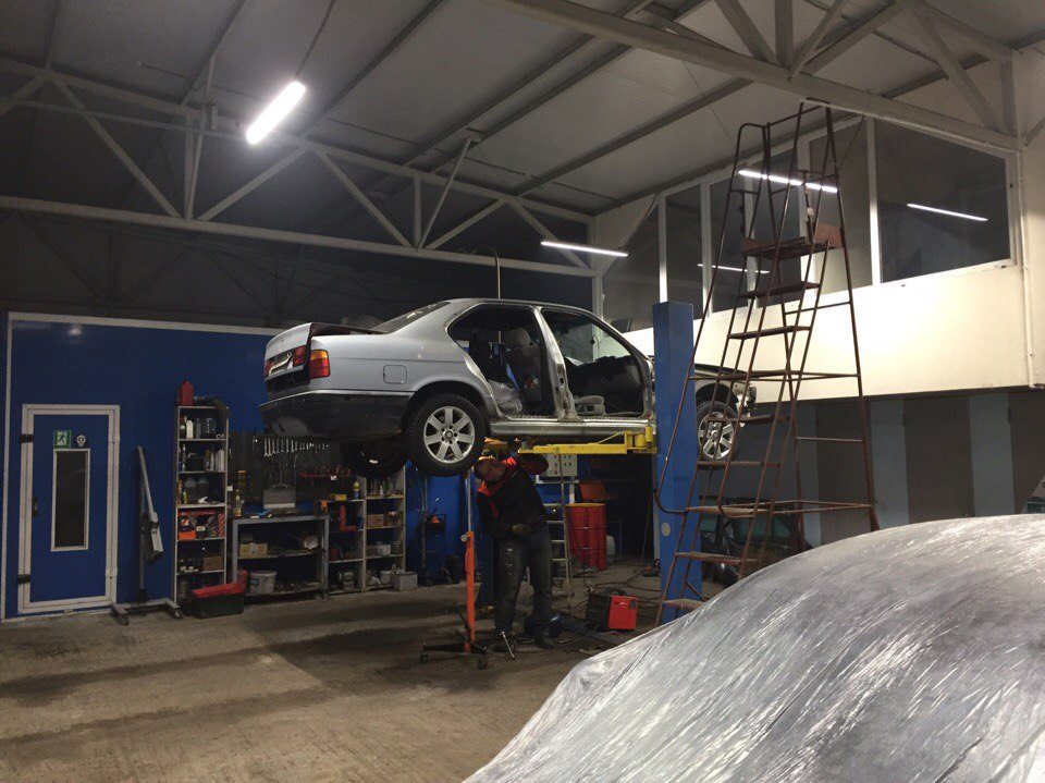 Меняем пороги и латаем дно. (теперь е34 не гнилая) — Сообщество «BMW ...