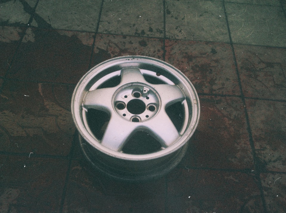 Диски K&K 5 спиц (после различного ремонта и покраски), летняя резина ...