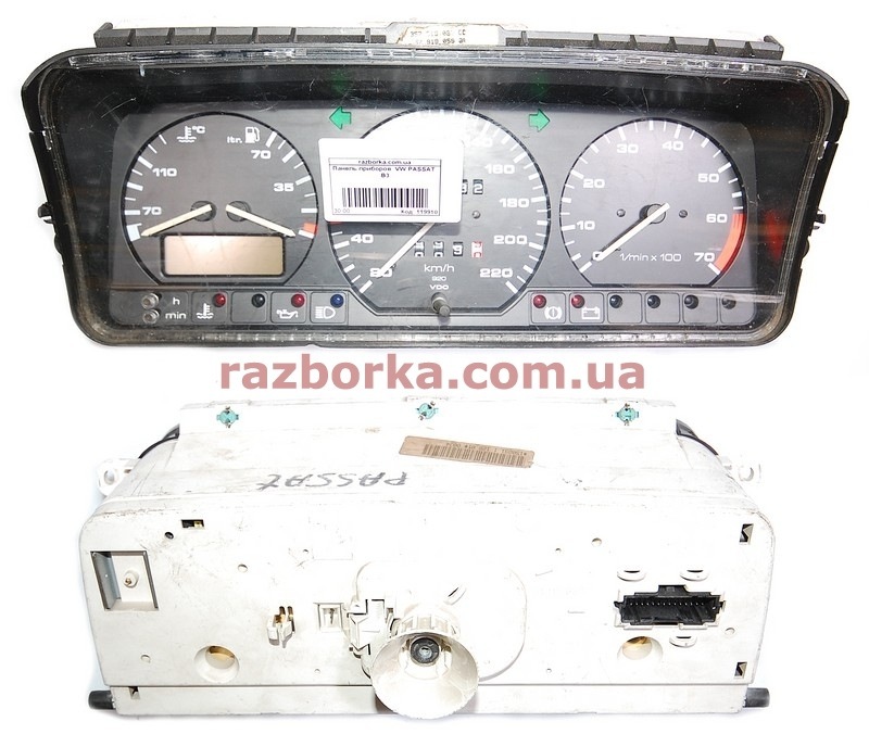 Приборный Щиток — Volkswagen Passat Variant (B3), 1,8 л, 1992 года ...