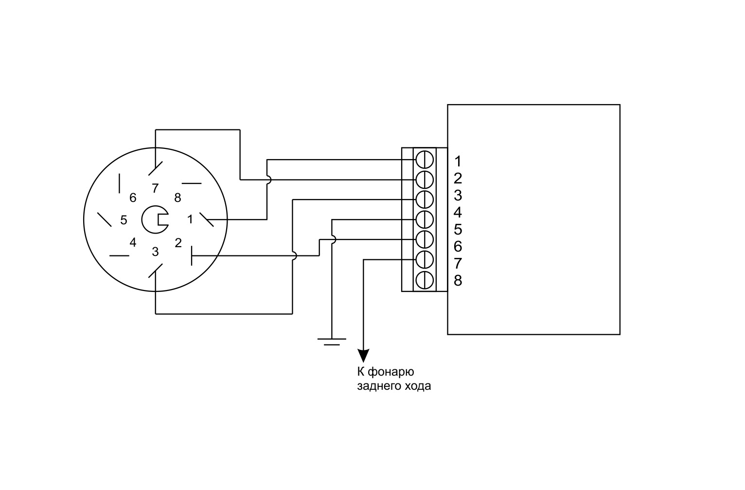 Удлинитель схема подключения