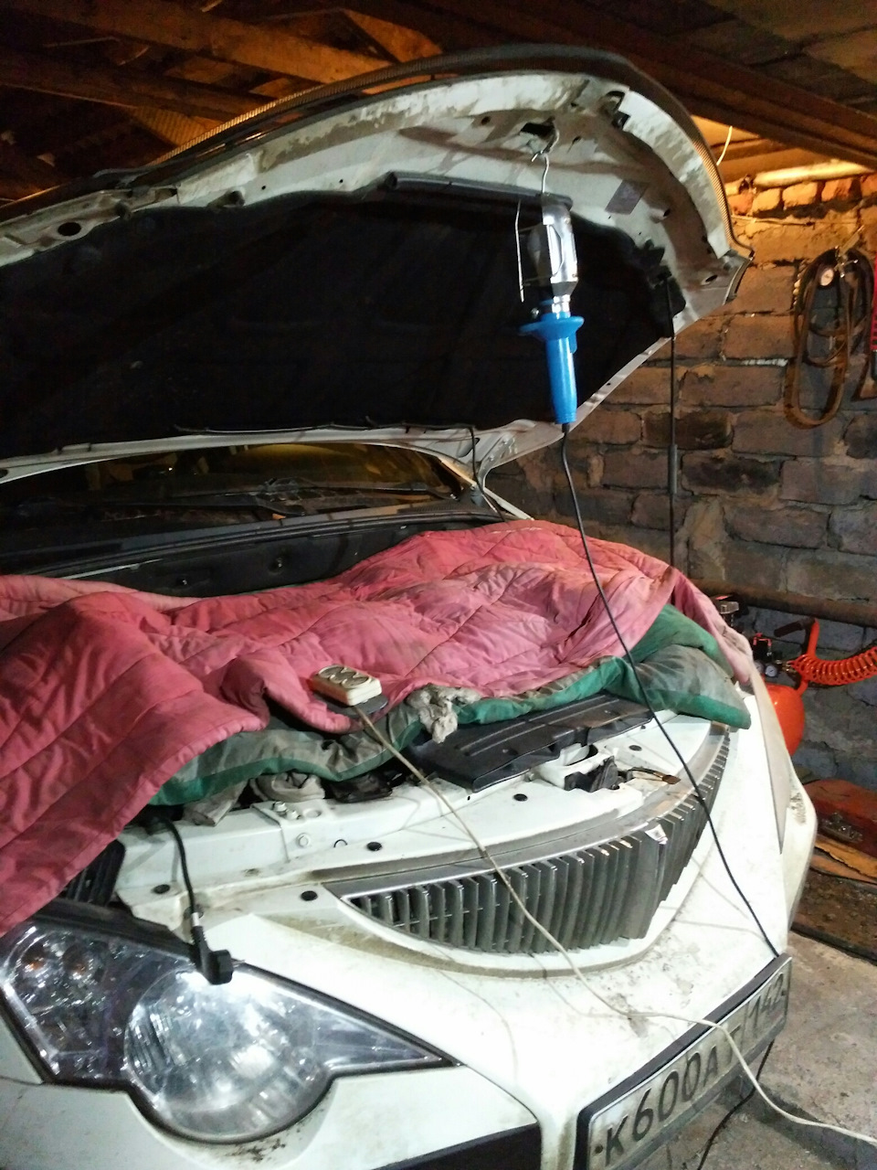 Вытравливание свечи накала. Часть 2 — SsangYong Actyon Sports (1G), 2 л ...