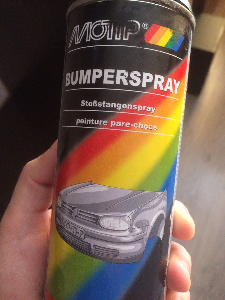 Краска для бамперов MOTIP Bumperspray