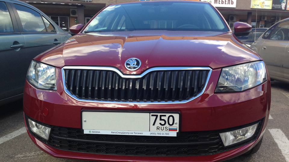 Передний плафон с подсветкой — Skoda Octavia A7 Mk3, 1,6 л, 2016 года ...