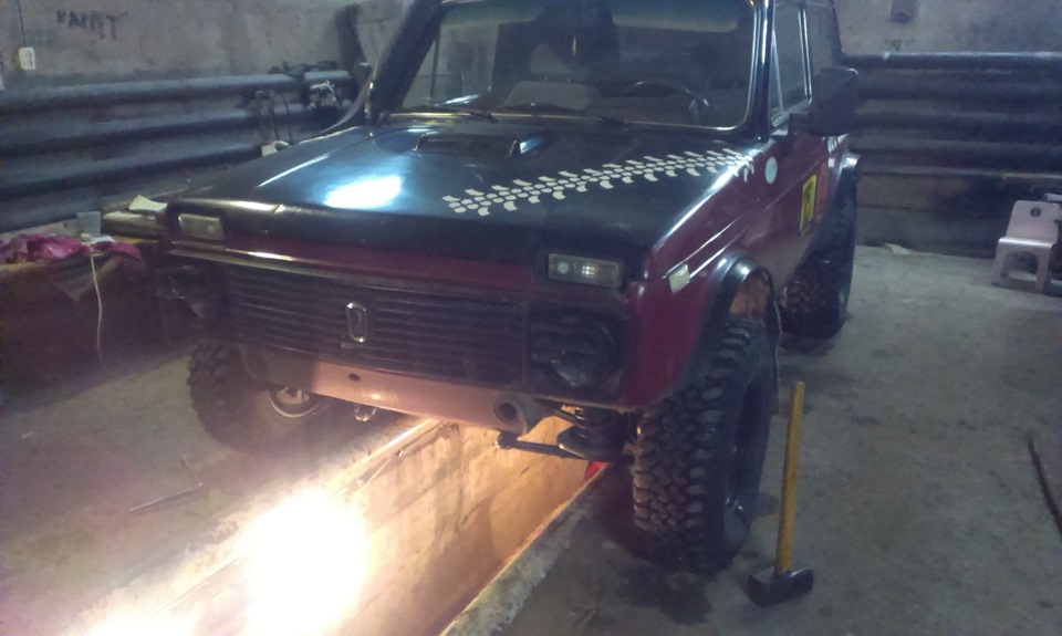 Усиление переднего бампера и покраска хай джека в цвет машины! — Lada ...