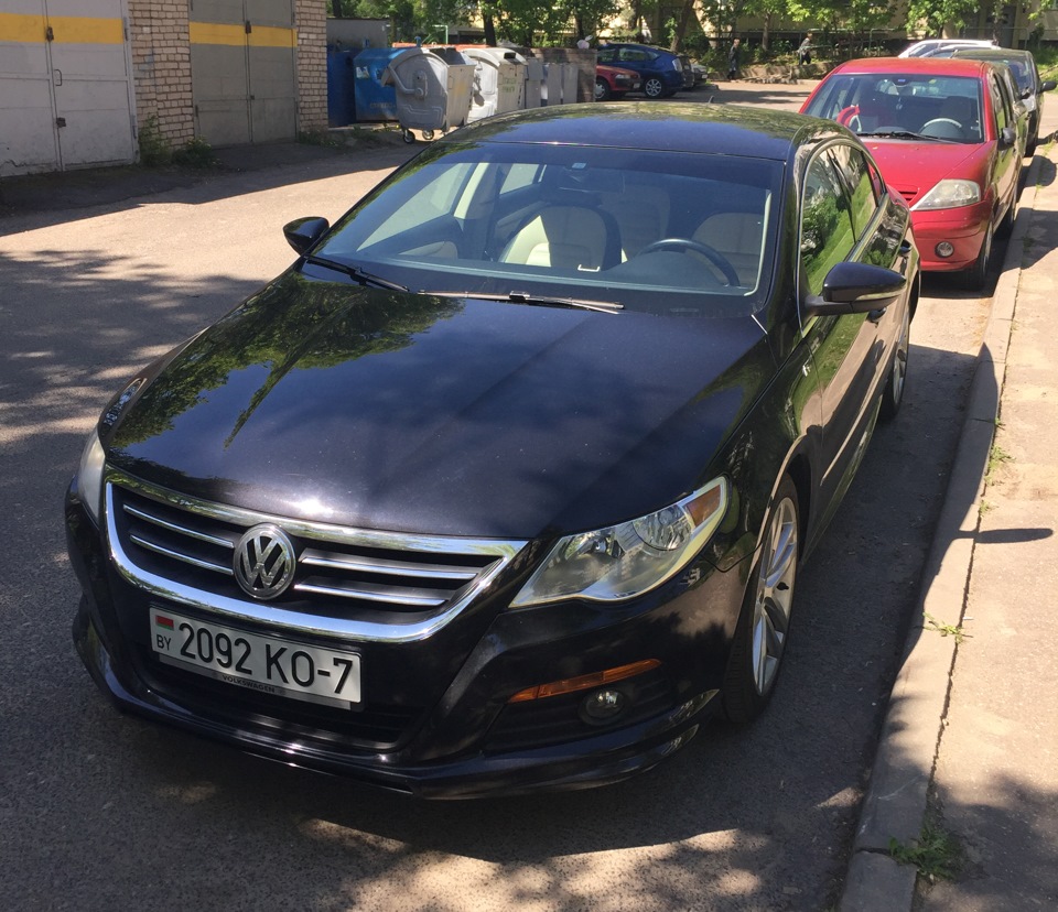 Солнцезащитная полоса на лобовое стекло — Volkswagen Passat CC, 2 л ...