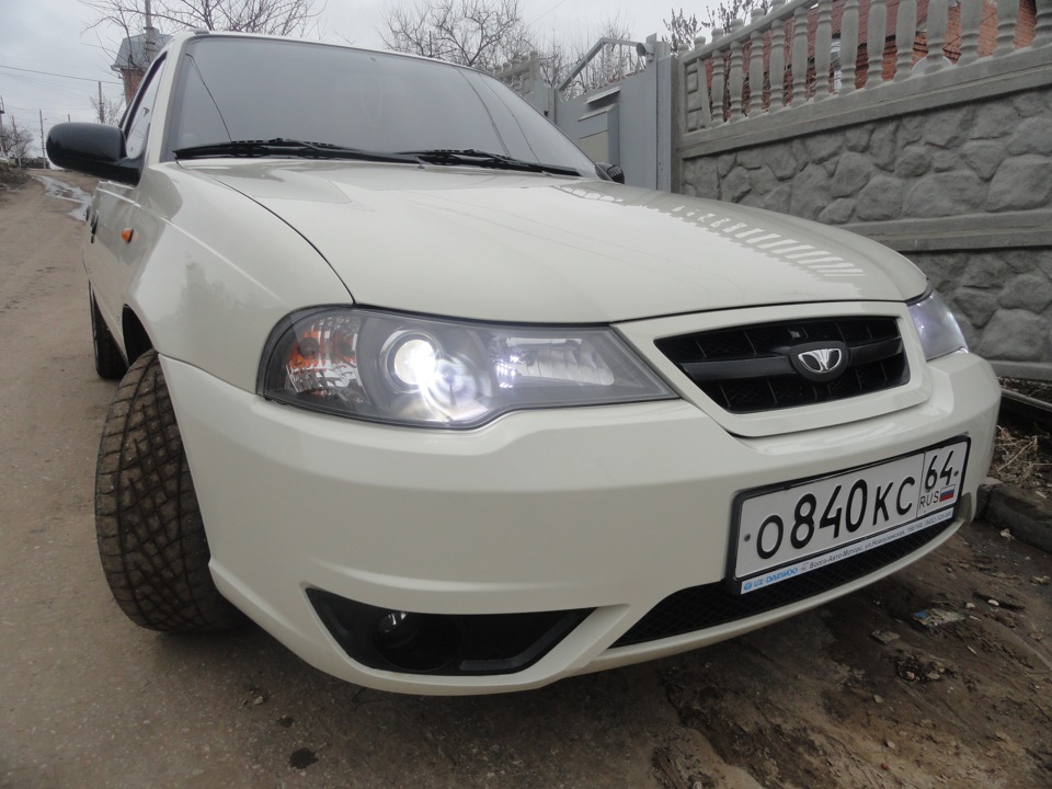 Купил Ксен Н7 5000К и кукурузы в габариты! — Daewoo Nexia (N150), 1,5 л ...