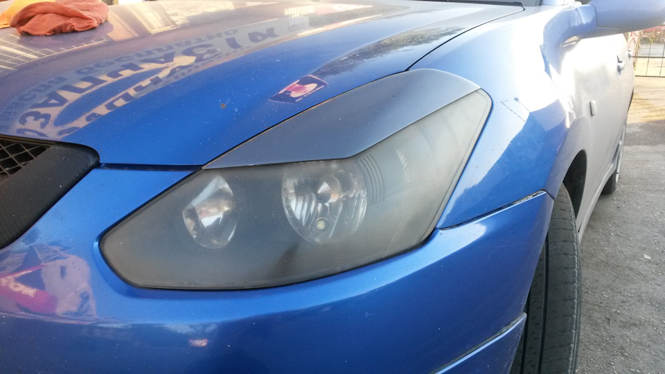 Полируем фары — Toyota Caldina (241), 2 л, 2002 года | кузовной ремонт ...