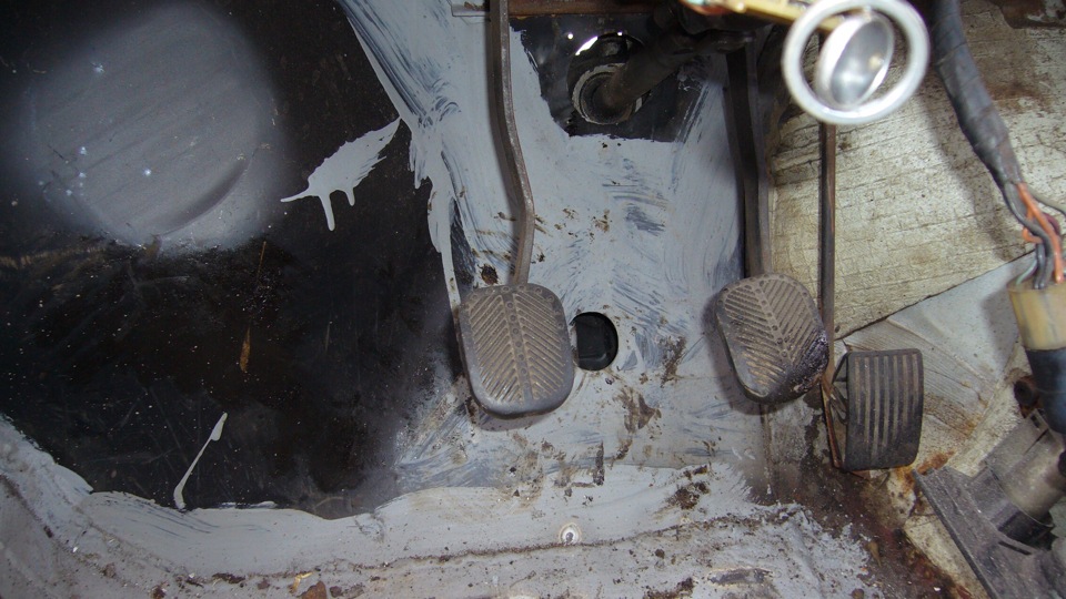 Установка 8 мм саталм на полик — Lada 2107, 1,6 л, 1988 года | кузовной ...