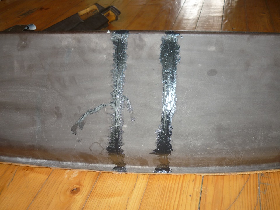 Перетяжка верхней части торпеды (часть 1) — Opel Rekord E, 2,3 л, 1985 ...