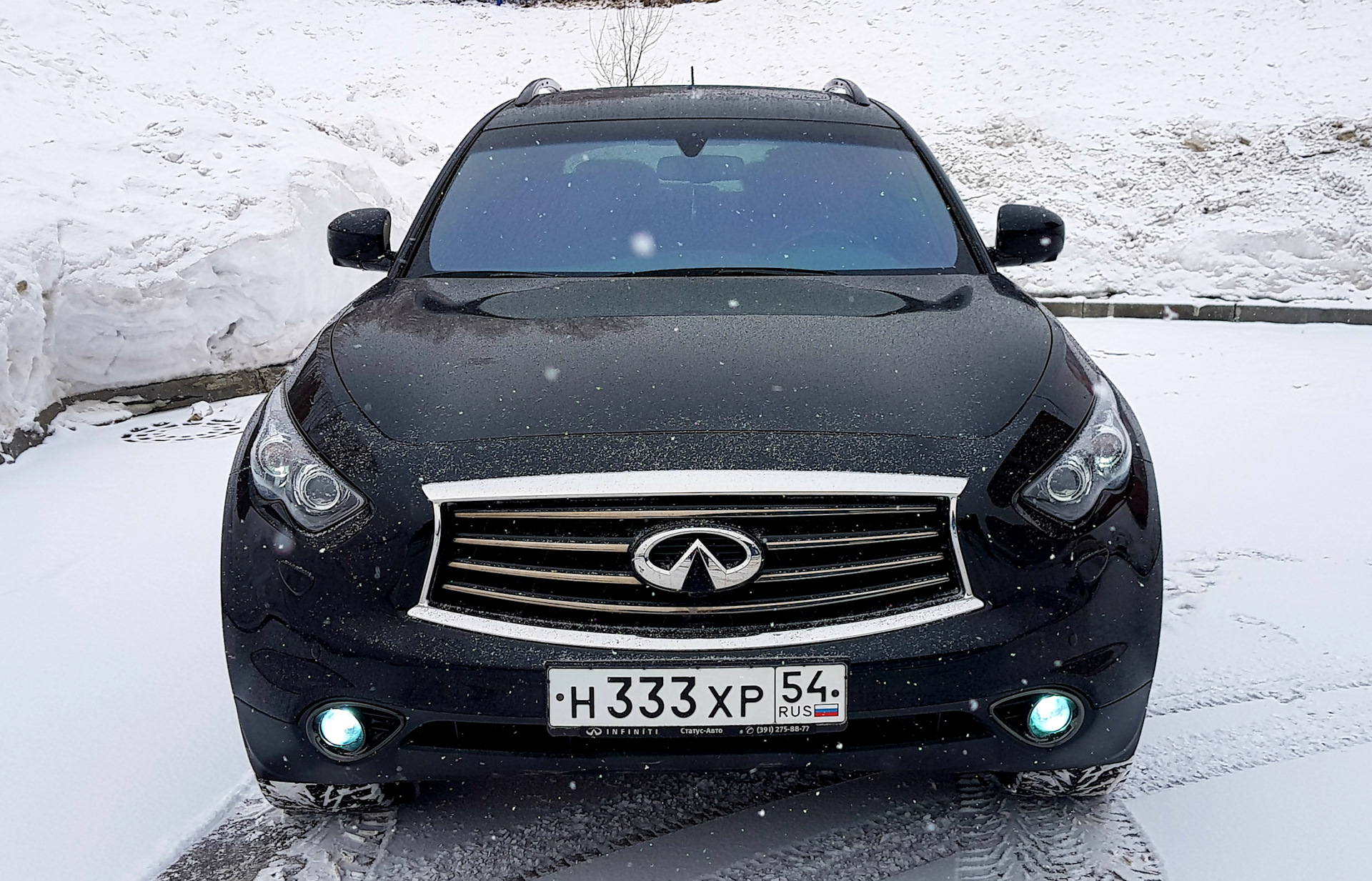 Атермальная плёнка. — Infiniti QX70, 3,7 л, 2014 года | тюнинг | DRIVE2